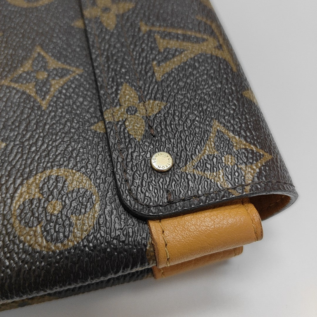 ELYSEE Monogram Coated Canvas Brown