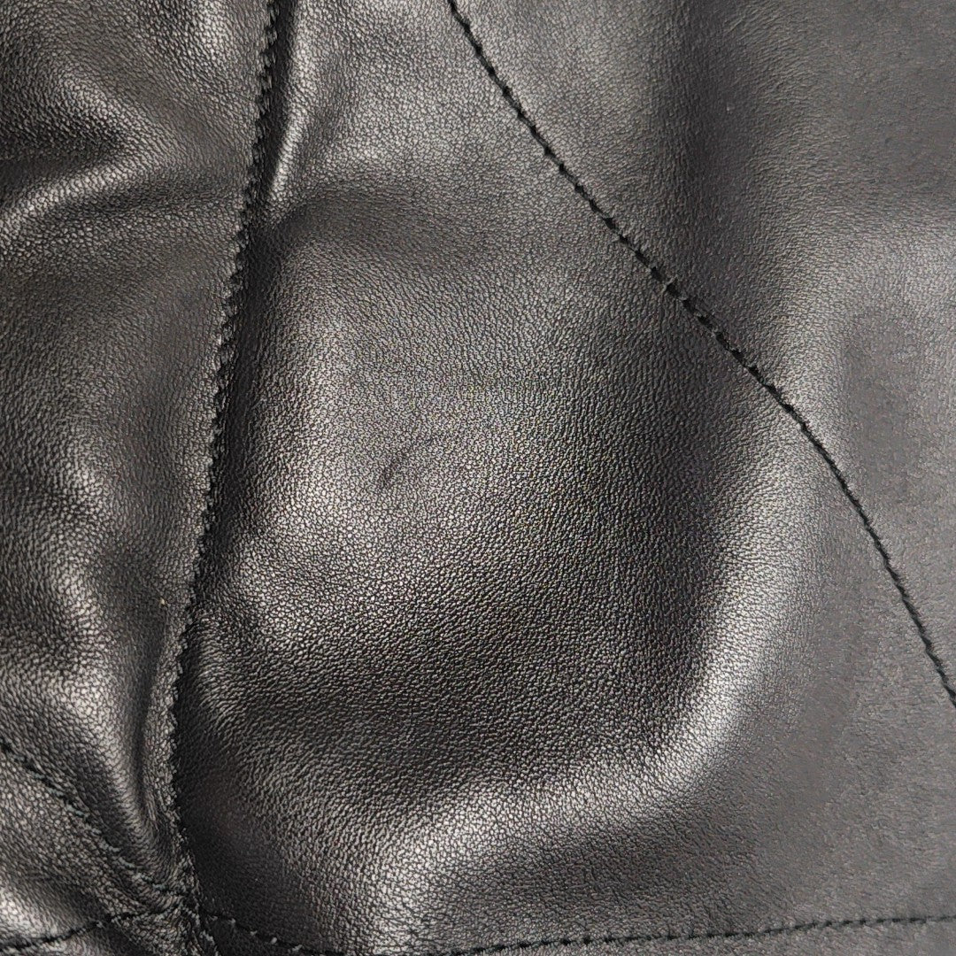 JAMIE POCHON Lambskin Black