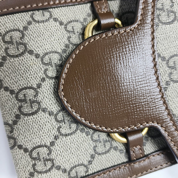 Horsebit 1955 Mini Coated Canvas Beige
