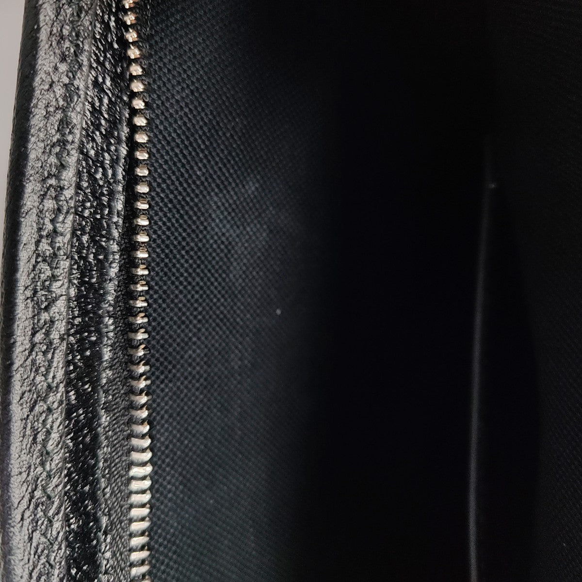 Monogram Fabric Clutch Black