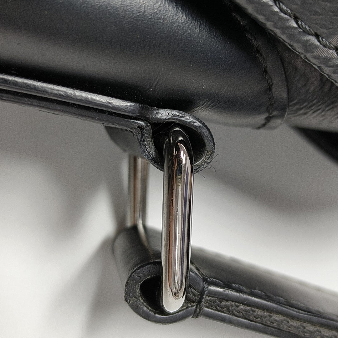 VOYAGER PM Monogram Coated Canvas Black