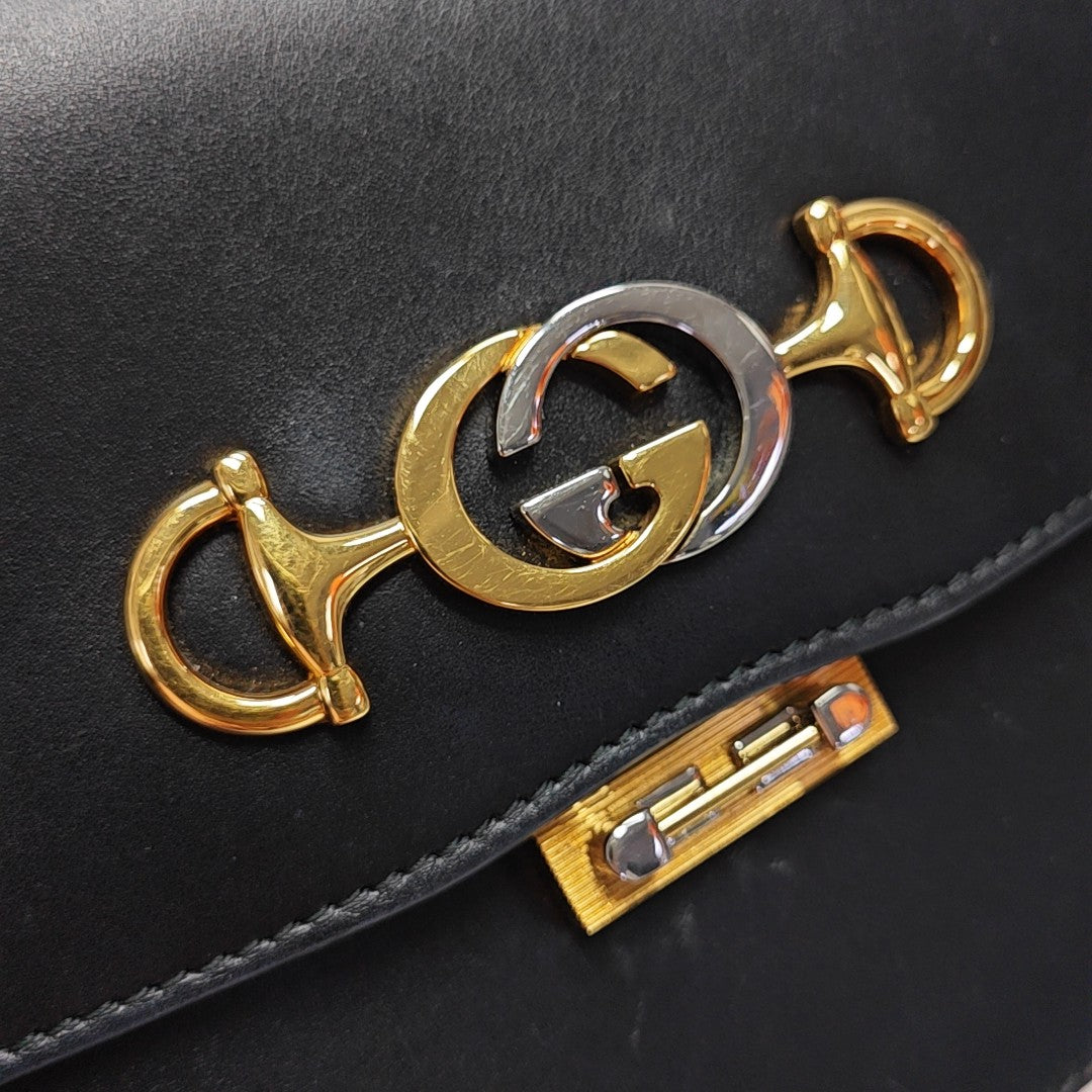 Zumi Small Calfskin Black