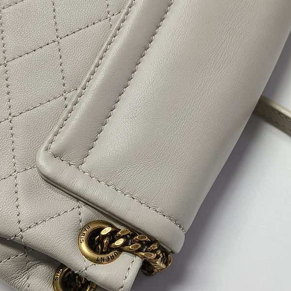NOLITA Mini Quilted Lambskin White