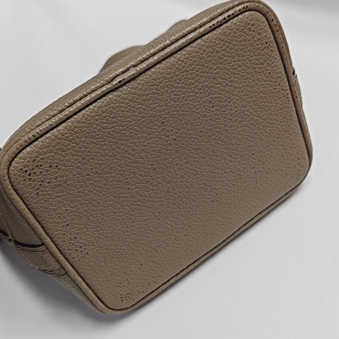 NOÉ Nano Monogram Calfskin Gray