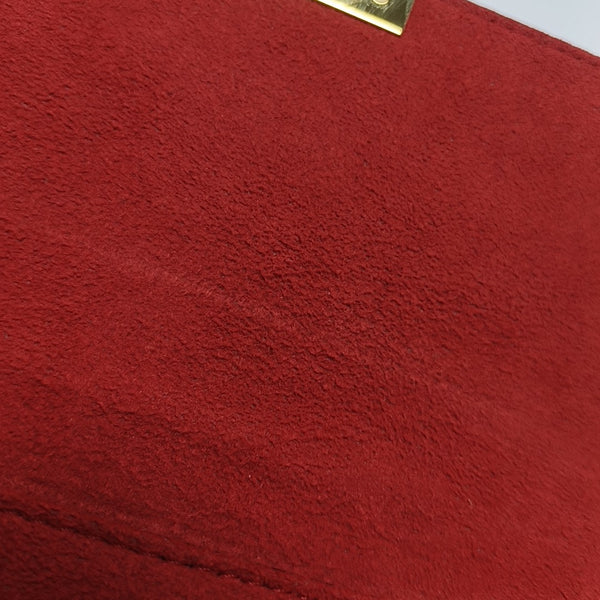 Authenticated pre-owned  LOCKY BB Monogram Coated Canvas Red - Shoulder Bag at Looply