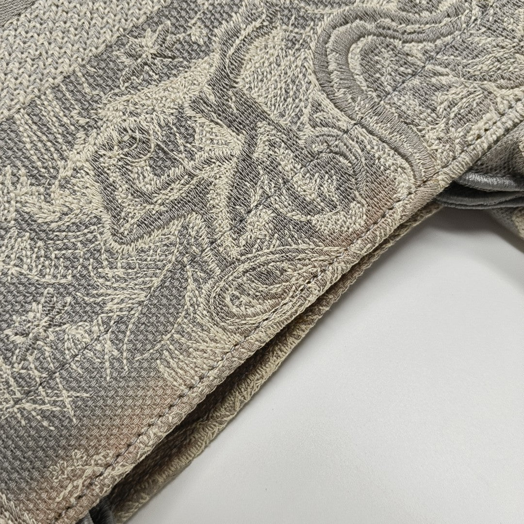 Book Tote Medium Fabric Gray