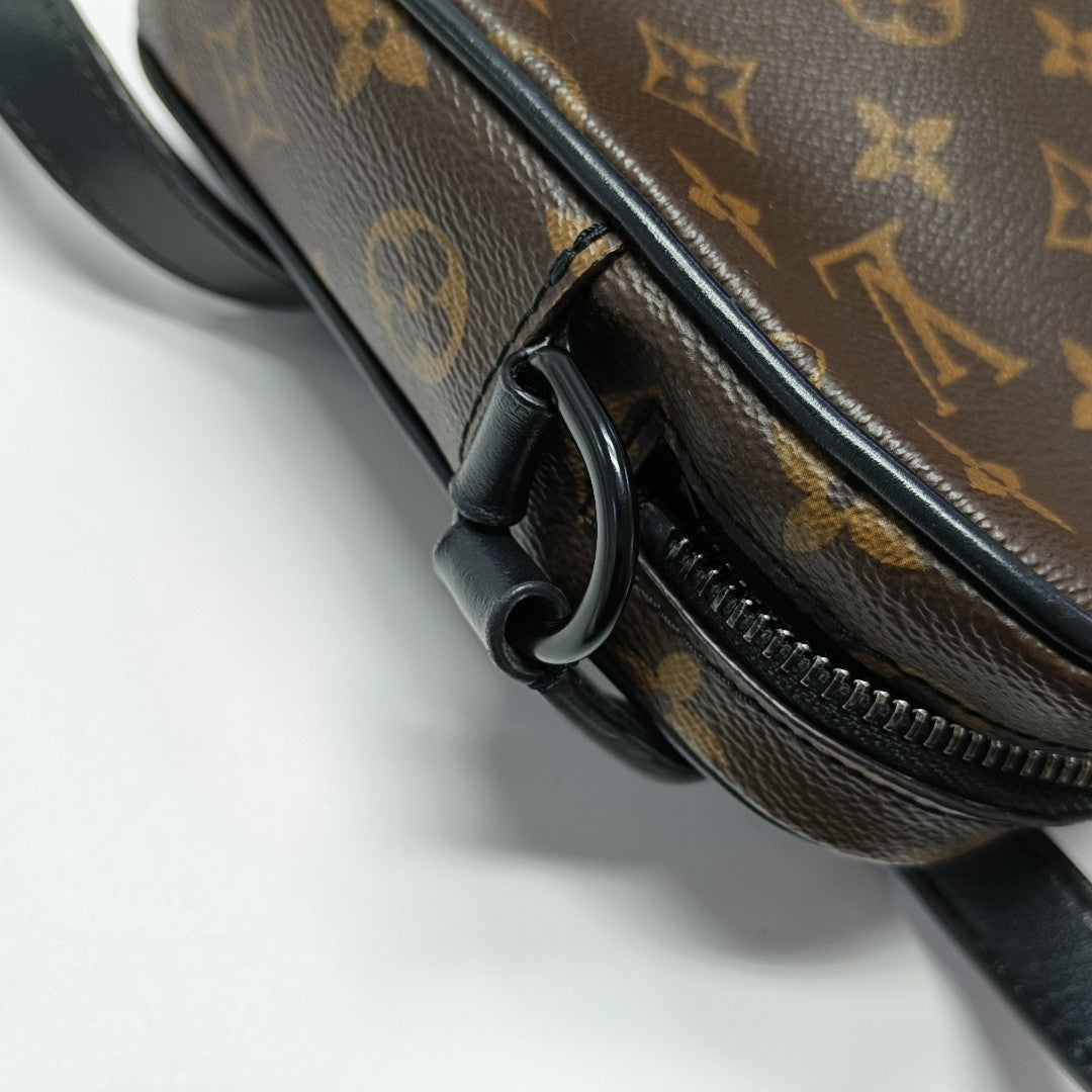 CHRISTOPHER Monogram Coated Canvas Brown