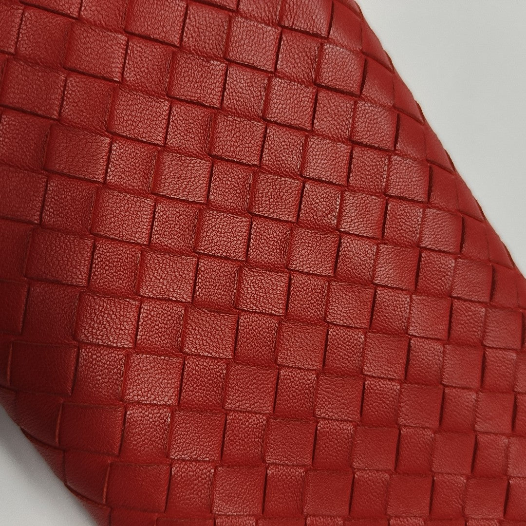 Lambskin Clutch Red