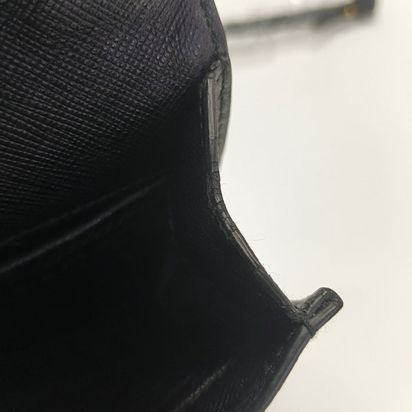 Saffiano Calfskin Shoulder Bag Black