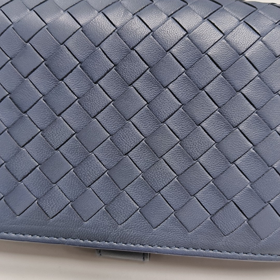 Lambskin Wallet Blue