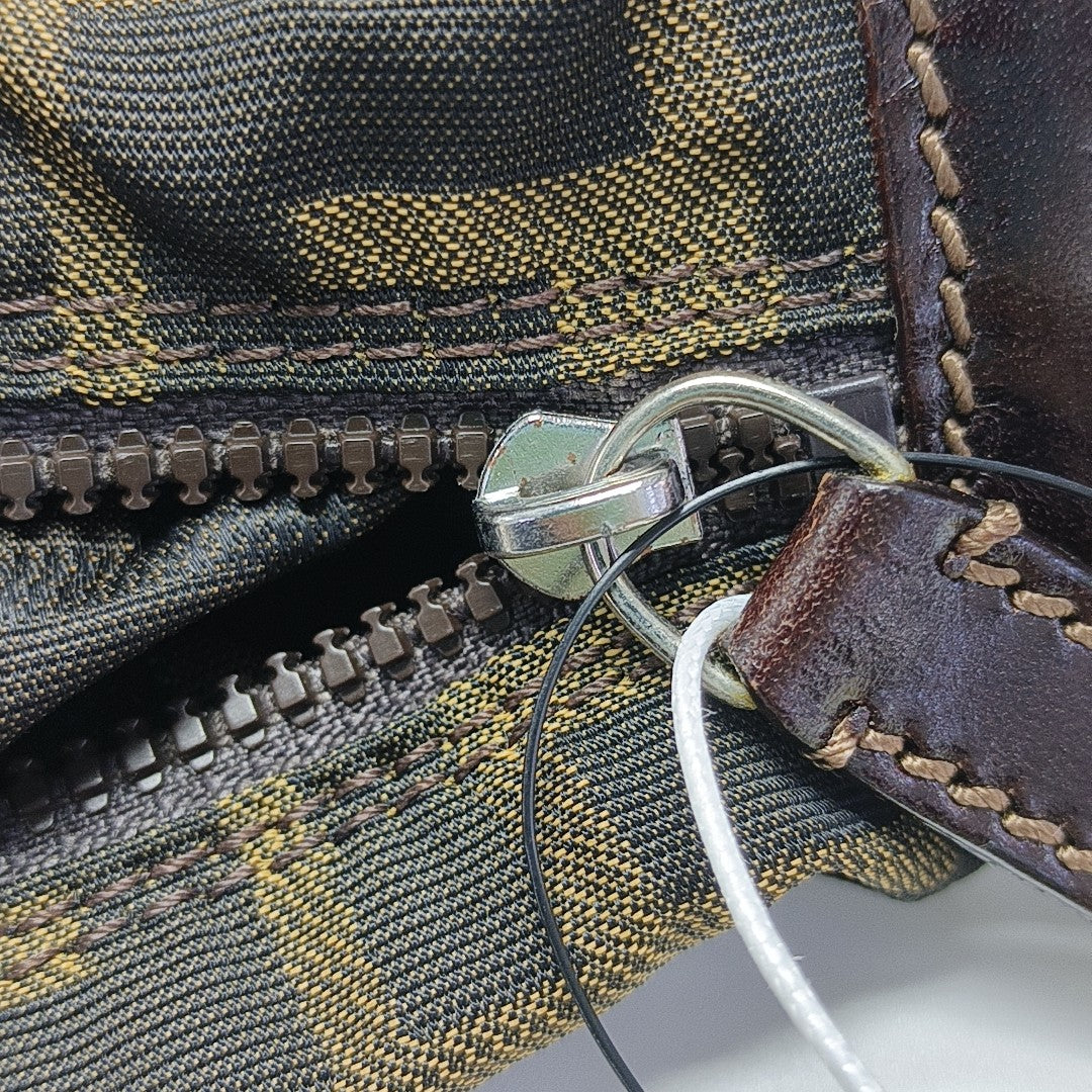 Fabric Clutch Brown