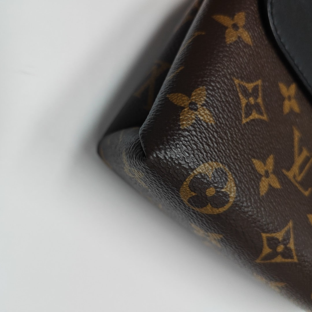 LOCKY BB Monogram Coated Canvas Brown