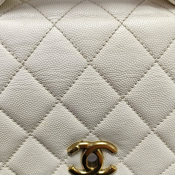 Grained Calfskin White
