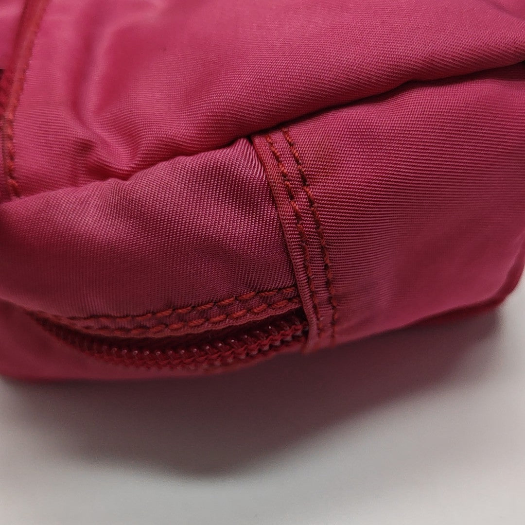 Fabric Clutch Red
