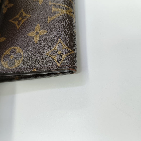 JOSÉPHINE Monogram Coated Canvas Brown Wallet