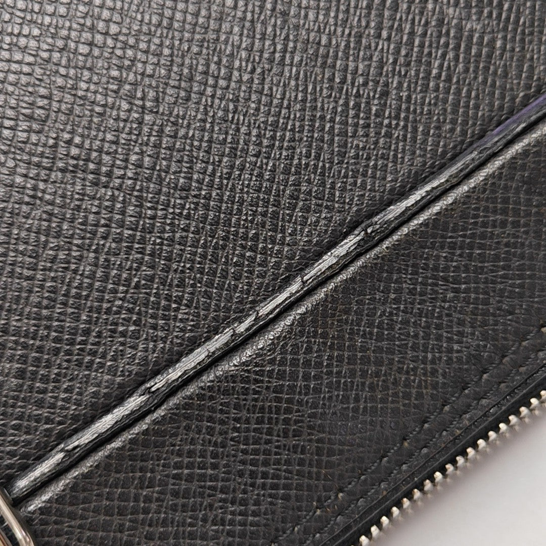 Calfskin Top Handle Bag Black
