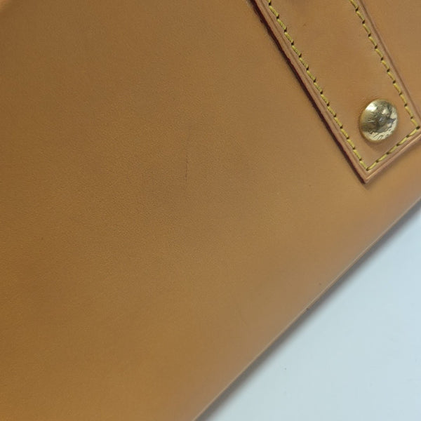 ALMA BB Monogram Coated Canvas Brown