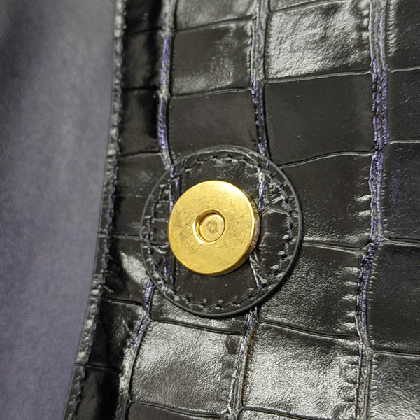 Downtown Super Mini Calfskin Black