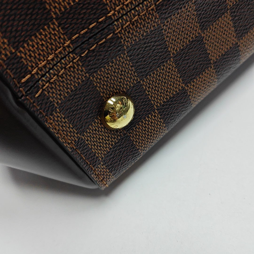 RIVOLI Damier Ebene Coated Canvas Brown