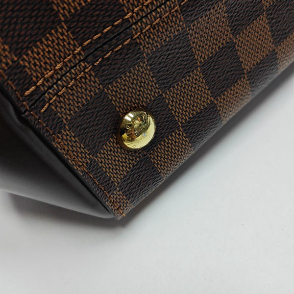 RIVOLI Damier Ebene Coated Canvas Brown