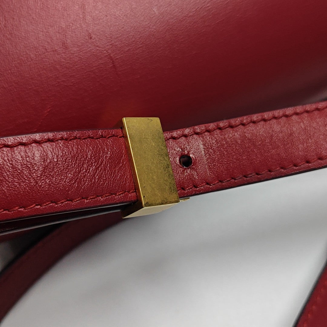 CLASSIC BOX Mini Calfskin Red