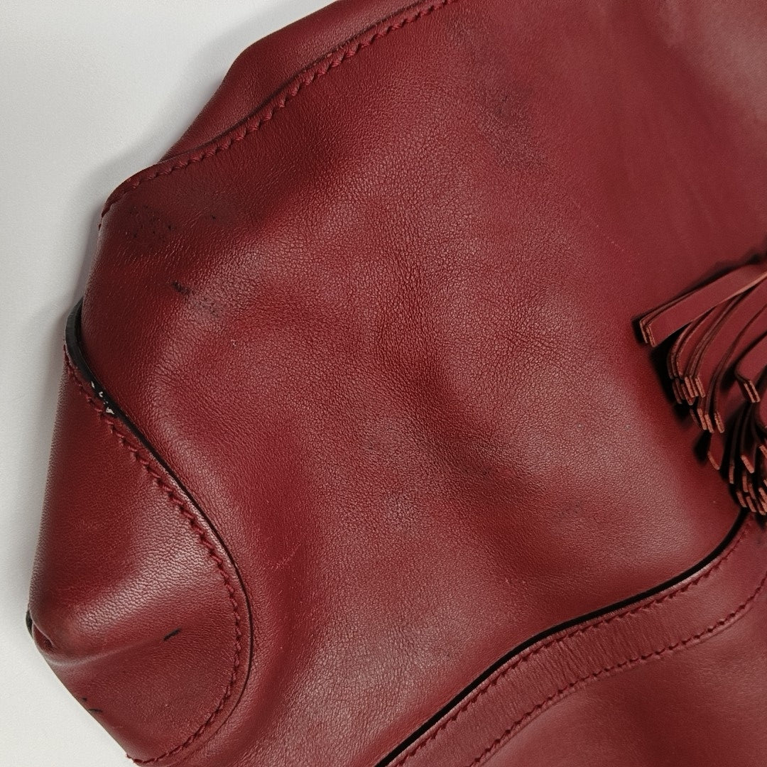 Calfskin Tote Bag Red