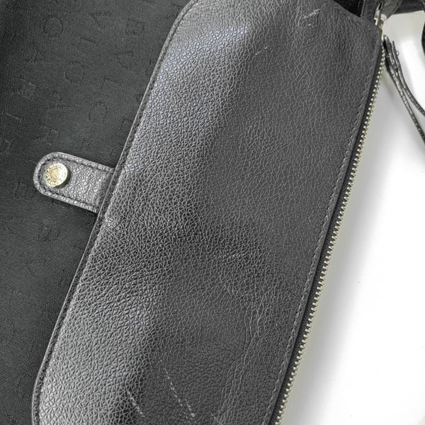 Canvas Top Handle Bag Black