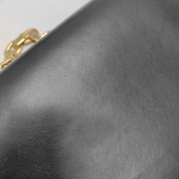 LOUISE GM Calfskin Black