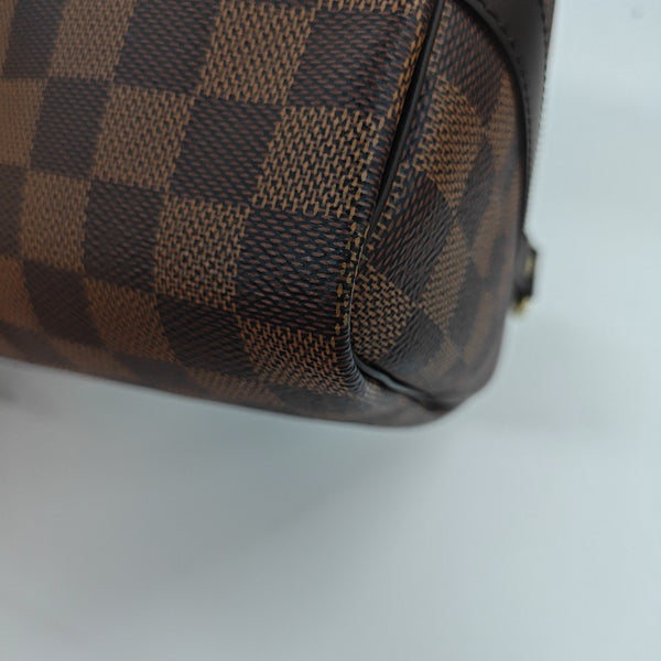 SPEEDY 25 Damier Ebene Coated Canvas Brown