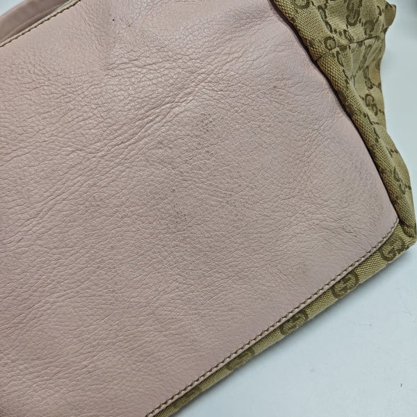 Monogram Canvas Tote Bag Beige