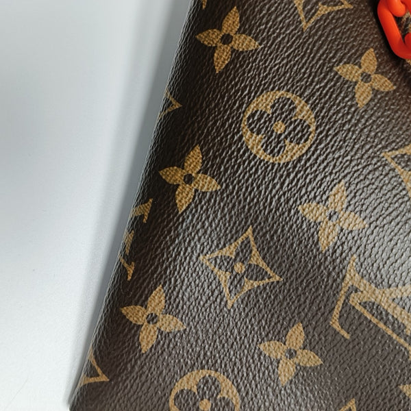 A4 Monogram Coated Canvas Brown