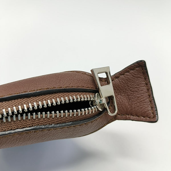 Animals Calfskin Blue Key Pouch