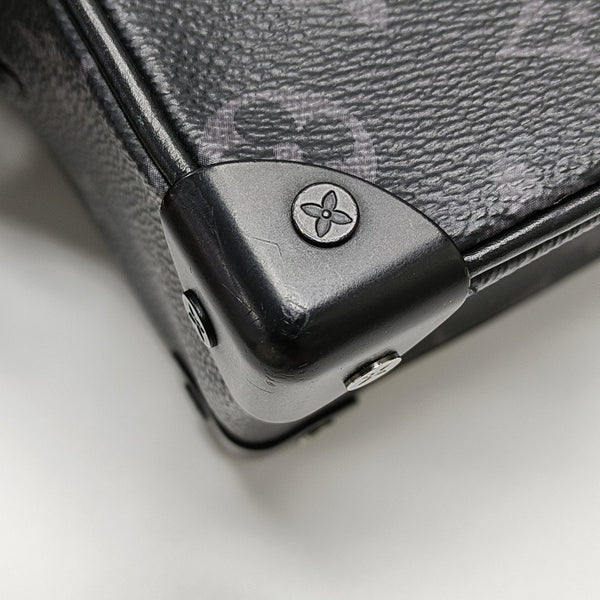 SOFT TRUNK Mini Monogram Coated Canvas Black