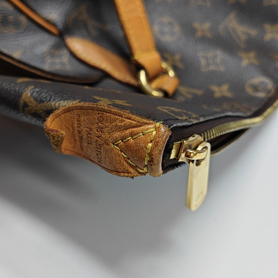 TOTALLY MM Monogram Coated Canvas Brown