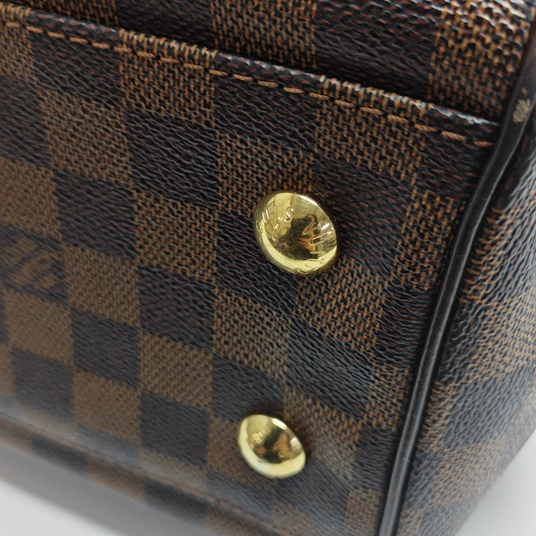 TREVI PM Damier Ebene Coated Canvas Brown