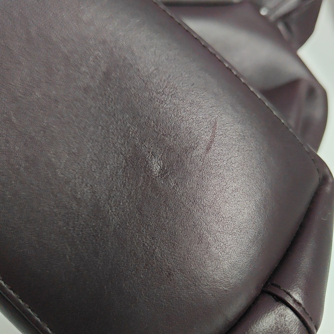 The Triangle Calfskin Purple