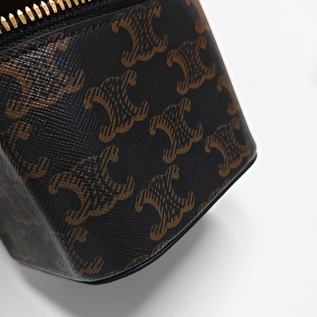 TRIOMPHE Mini Calfskin Brown