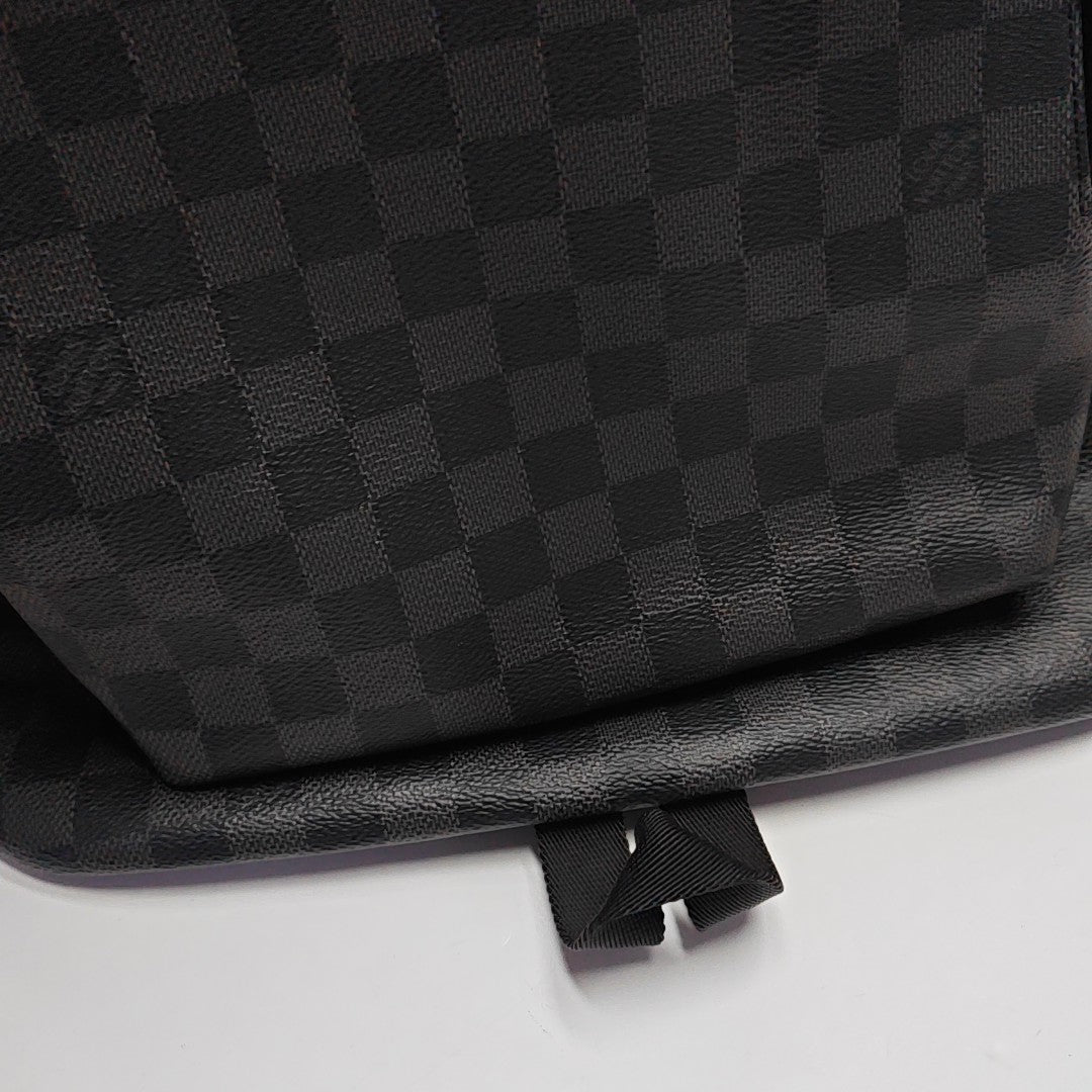 ZACK Damier Graphite Coated Canvas Gray
