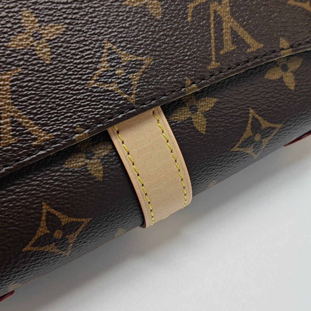 SAUMUR BB Monogram Coated Canvas Brown