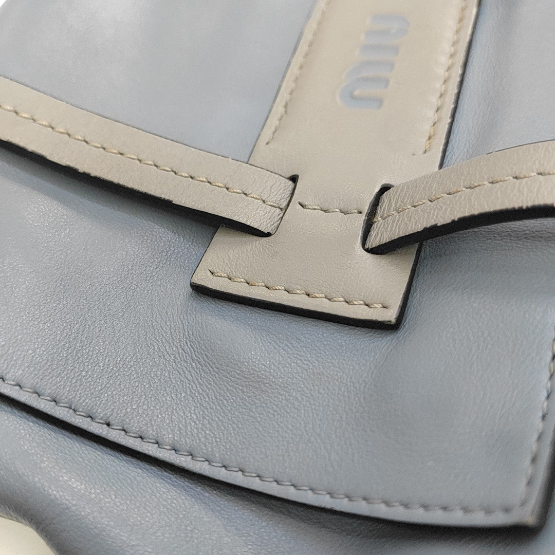 Grace Lux Calfskin Blue