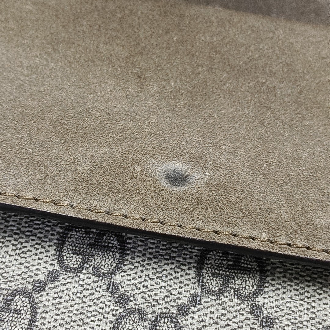 Dionysus Mini Monogram Coated Canvas Beige