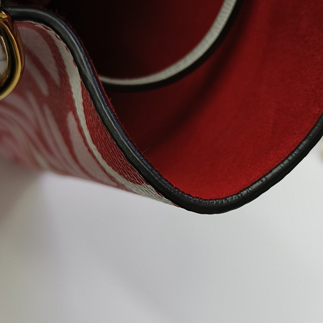 NÉONOÉ MM Coated Canvas Red