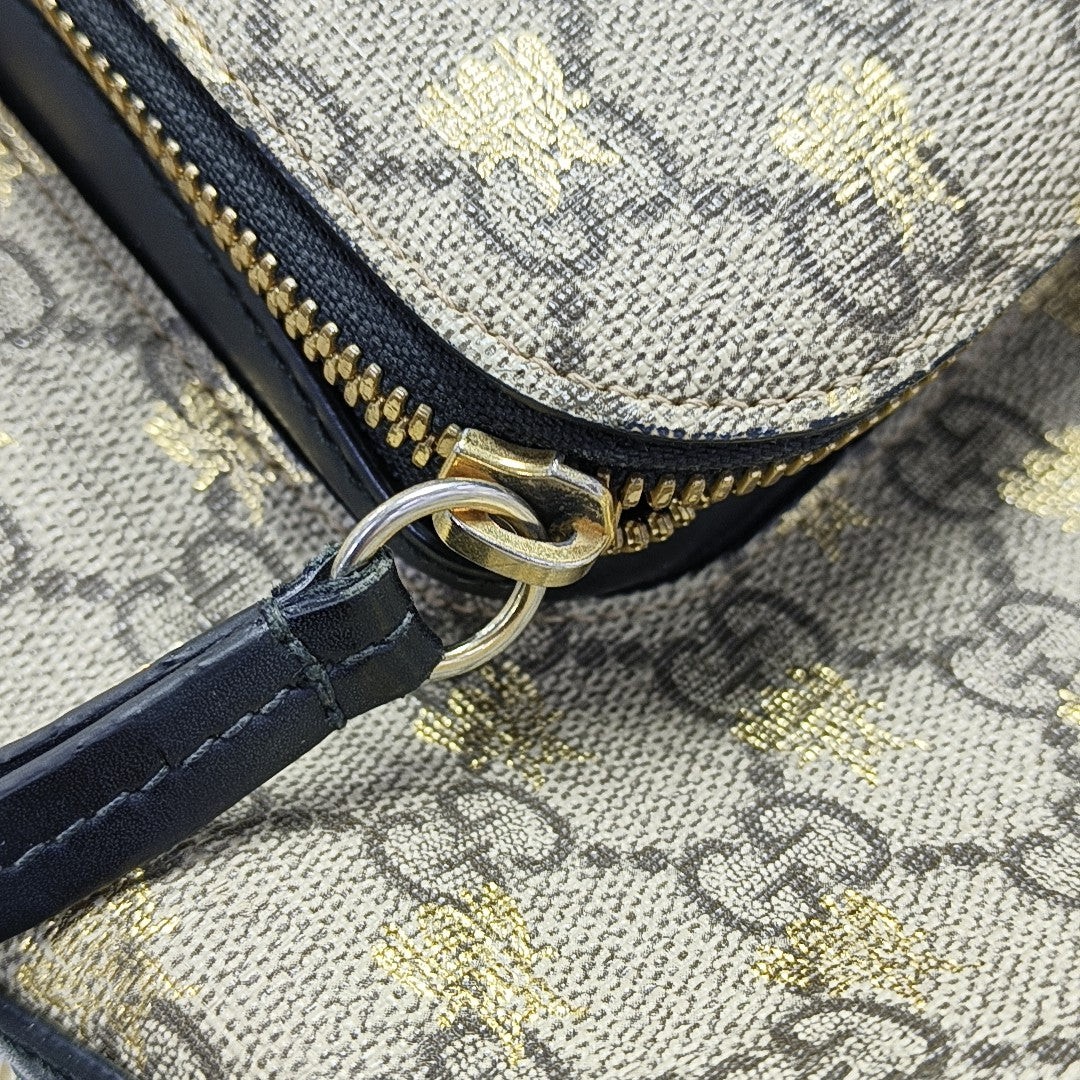 Eden Monogram Coated Canvas Beige