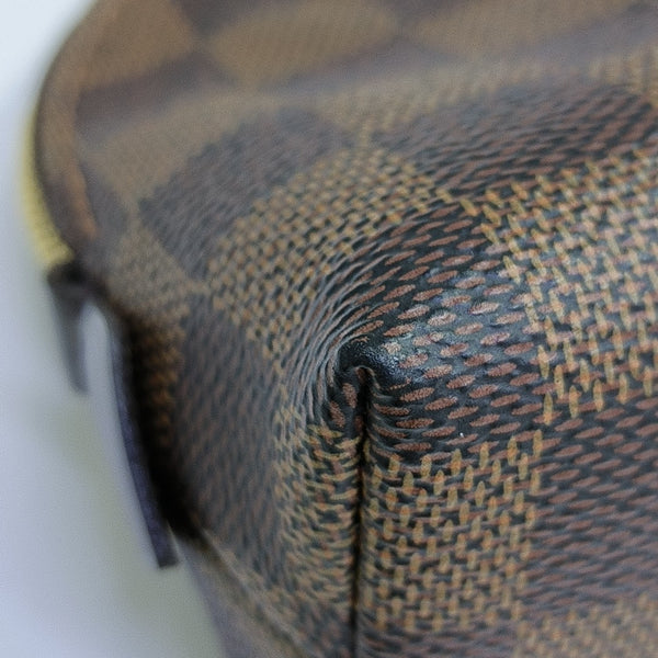 COSMETIC PM Damier Ebene Coated Canvas Brown