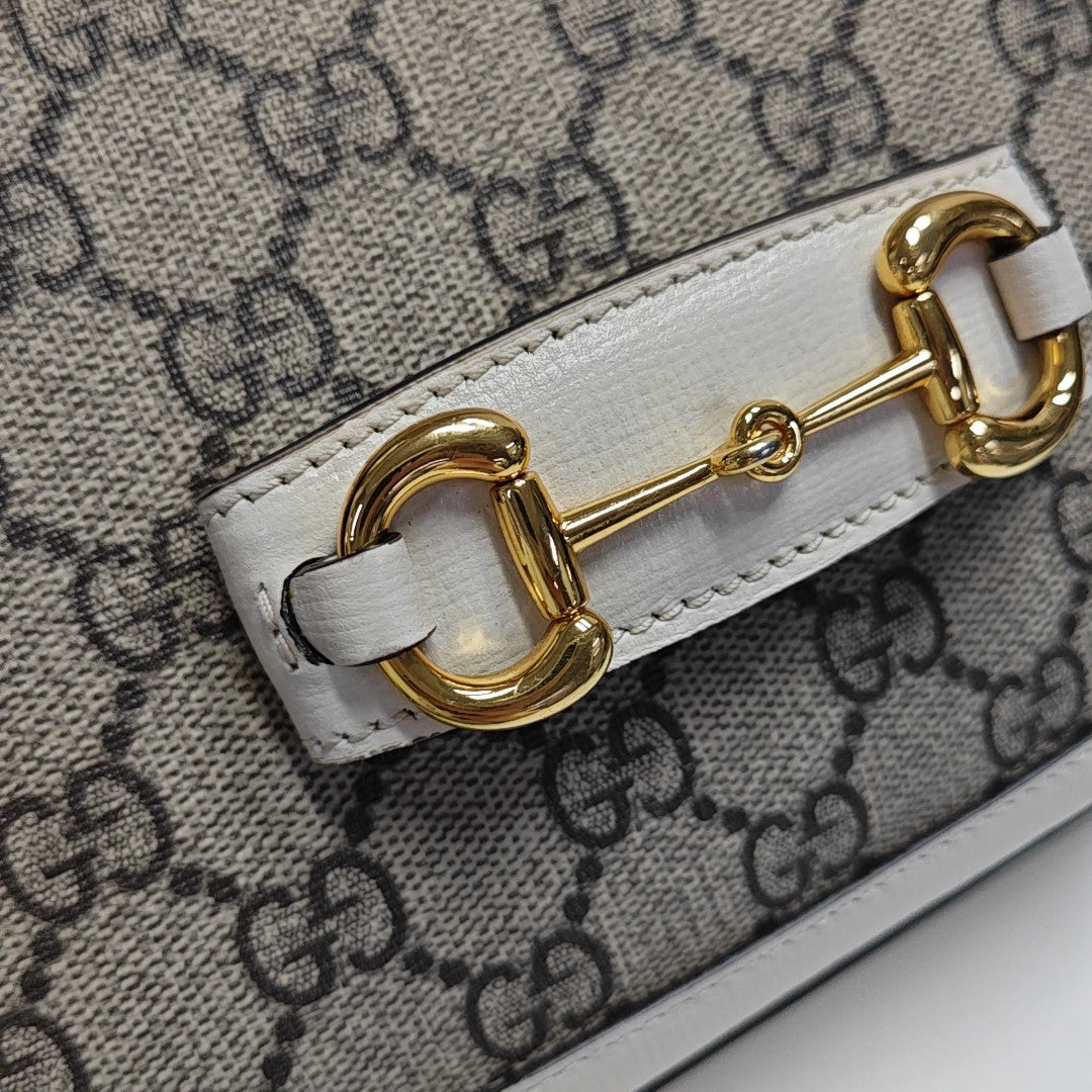 Horsebit 1955 Mini Coated Canvas Beige