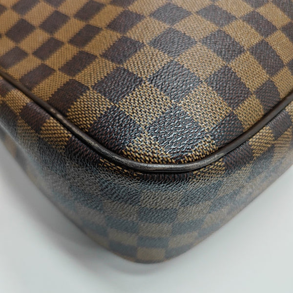 PARIOLI PM Damier Ebene Coated Canvas Brown
