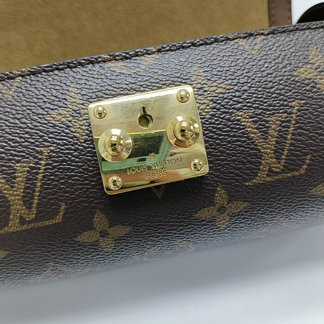 PAPILLON 19 Monogram Coated Canvas Brown