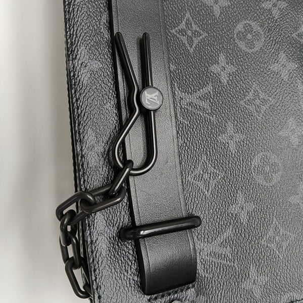 STEAMER Monogram Coated Canvas Black