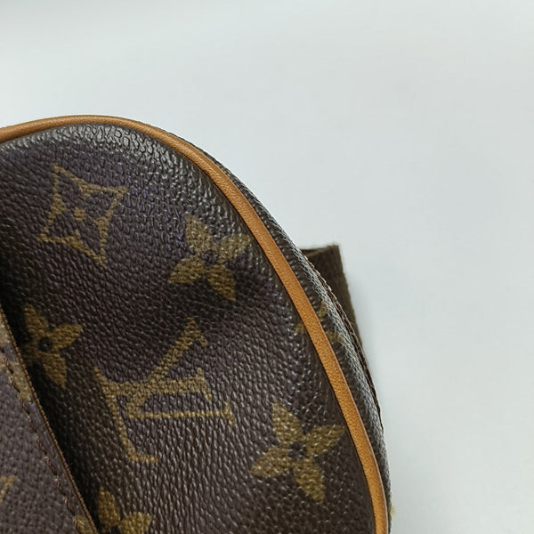 GANGE Monogram Coated Canvas Brown