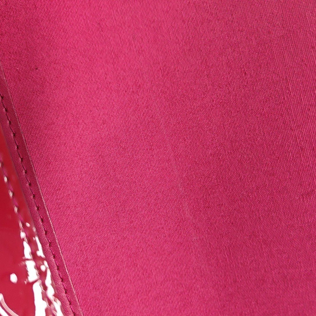SAC LUCIE Mini Monogram Patent Leather Red